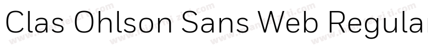 Clas Ohlson Sans Web Regular字体转换